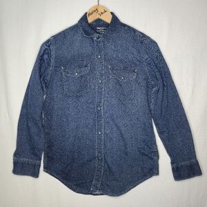 Gap Kids Blue Denim Long Sleeve Shirt Size Regular XL